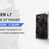 Bitmain Antminer L7 9500Mh/S 9300Mh 9050Mh 8800M 8550M Scrypt Algorithm LTC Mining 9.5GH wholesale Asic Doge Litecoin Miner| minerwinner (Copy) - Image 4