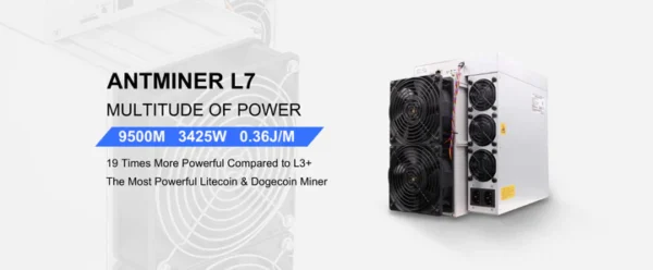 Bitmain Antminer L7 9500Mh/S 9300Mh 9050Mh 8800M 8550M Scrypt Algorithm LTC Mining 9.5GH wholesale Asic Doge Litecoin Miner| minerwinner (Copy) - Image 4